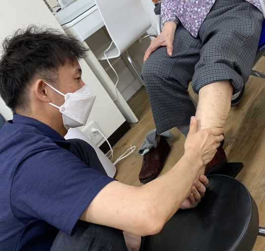 機能訓練中の様子