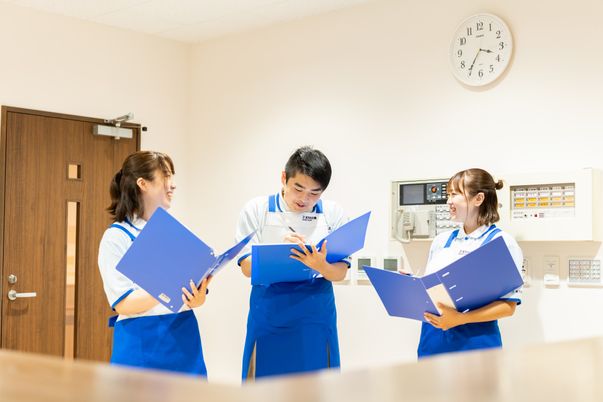 スタッフのミーティング室