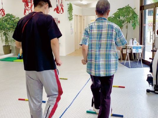歩行訓練が行われる場所