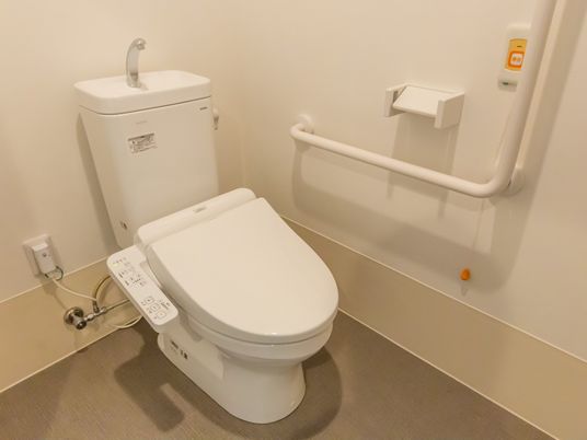 使いやすい設備のトイレ
