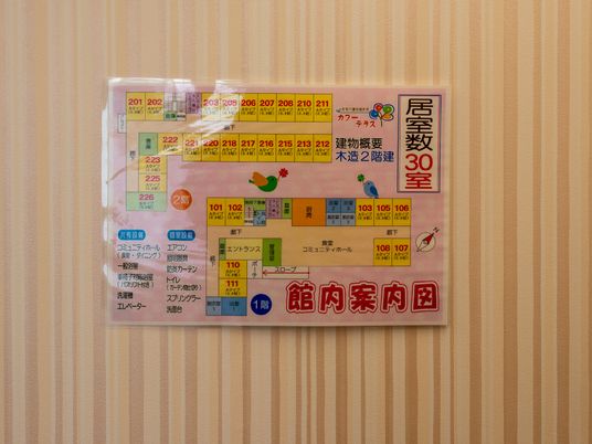 施設配置案内掲示物