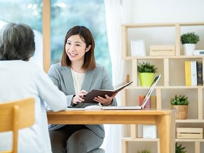スタッフと利用者の対話