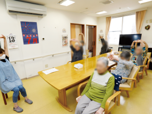 活動中のラウンジ
