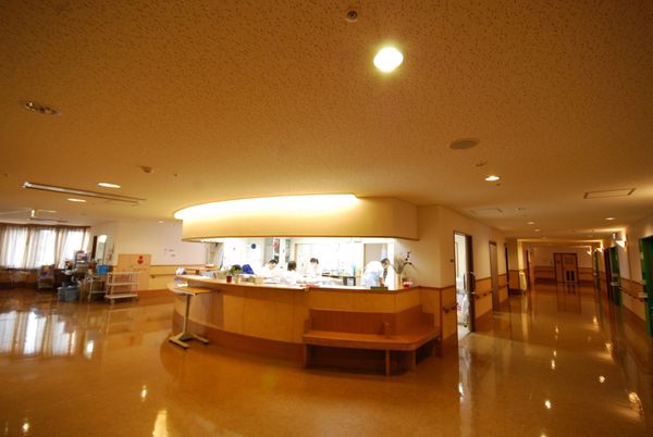 広い受付の様子
