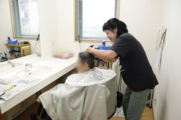 理美容室での施術