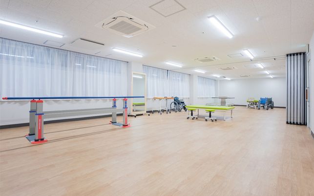 広々とした訓練室