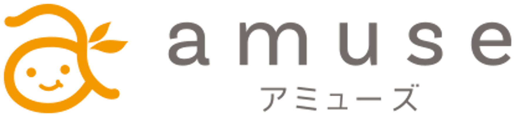 笑顔のロゴ看板