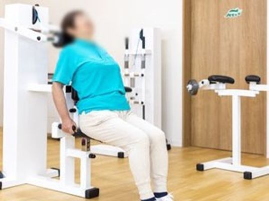 運動器具のある部屋