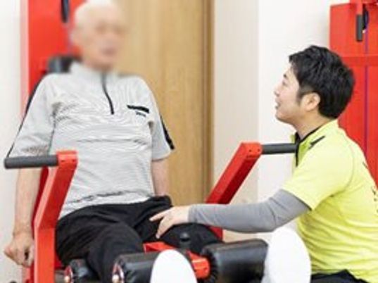 運動中の機能訓練室