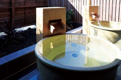自然光が入る浴室