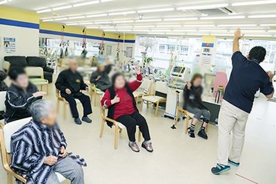 アクティビティ中の機能訓練室