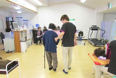 優しい雰囲気の訓練室