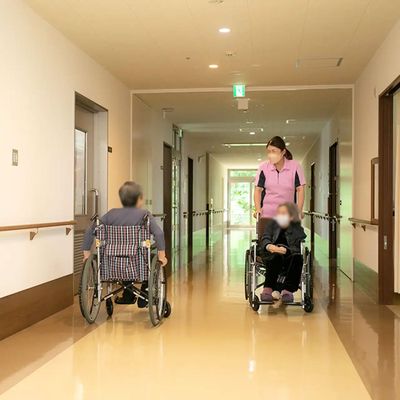 長い廊下の風景