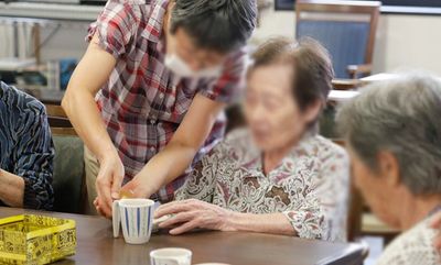 ティータイムの様子