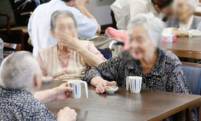 リビングでの交流