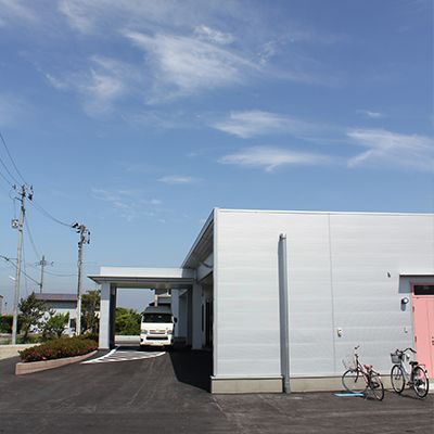 清潔感のあるエントランス