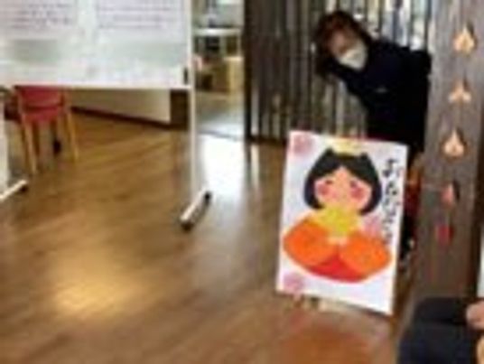 優しい雰囲気の廊下