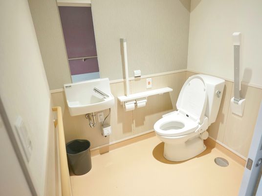 清潔感あるトイレの内観