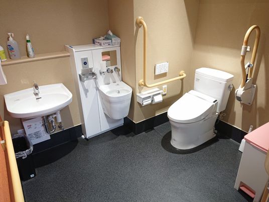 ケアのしやすいトイレ設備