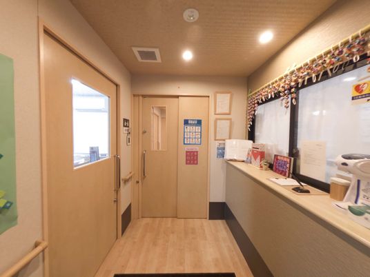 居心地の良い受付エリア