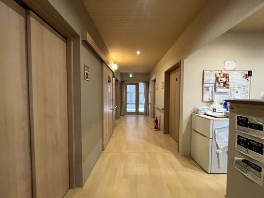 働く環境の廊下の様子