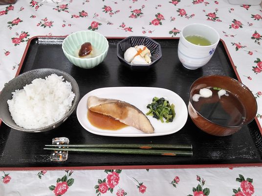 栄養満点の和食提供