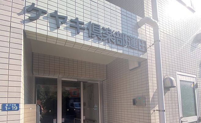 明るいエントランス