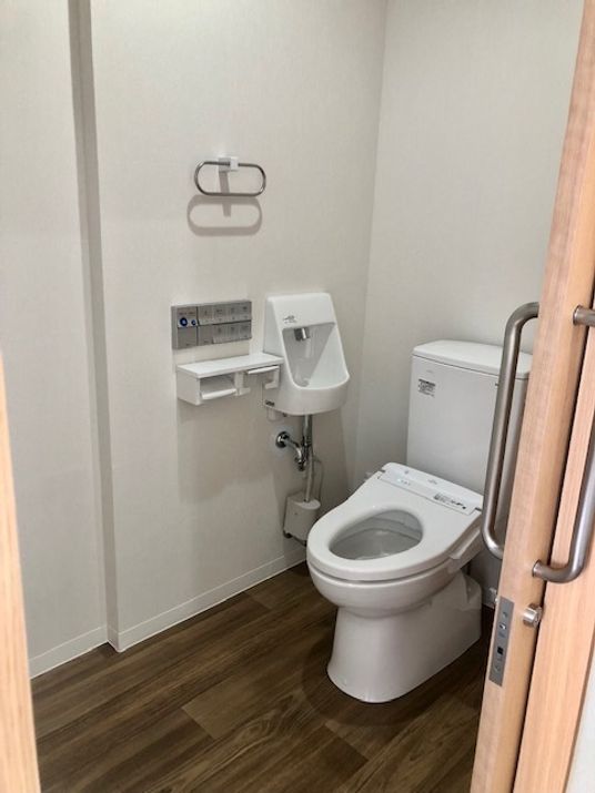整備されたトイレ設備