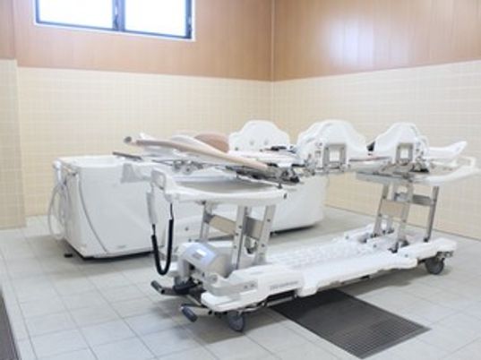 専用機材の浴室