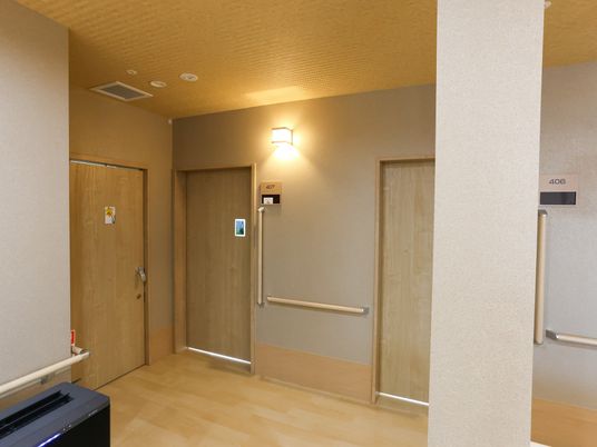 清潔感のある居室入口