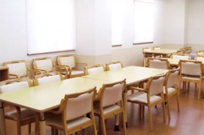 広々とした食堂の一角