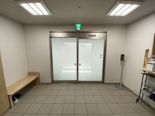 ゆとりのあるエントランス