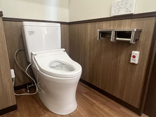 清潔感のあるトイレ空間