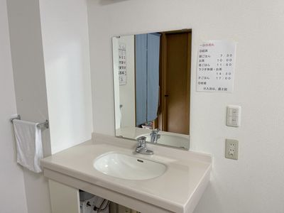 洗面所の静かな様子