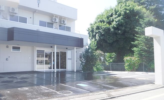 緑豊かなエントランス