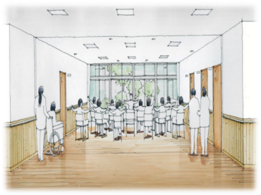 機能訓練室の風景