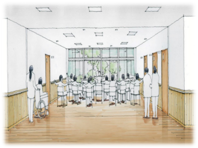 機能訓練室の風景