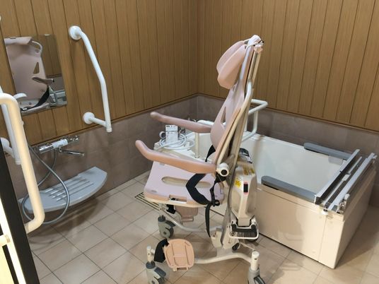 設備整った介護用浴室