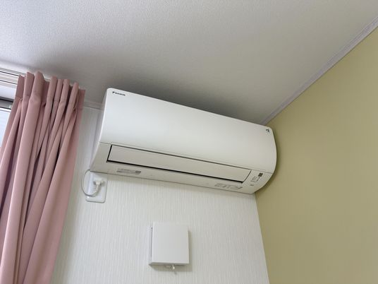 エアコンの設置された居室