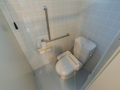 快適な設備のトイレ