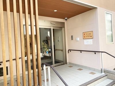 入りやすいエントランス