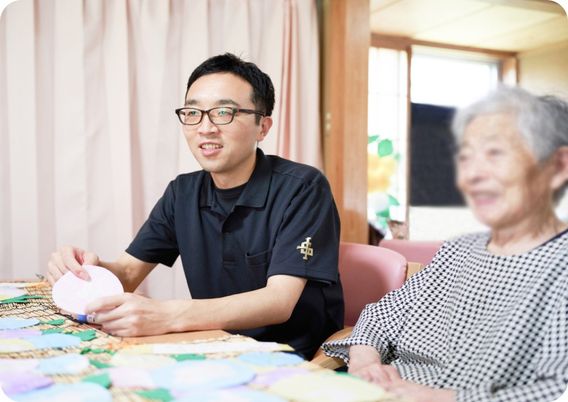 居室での会話