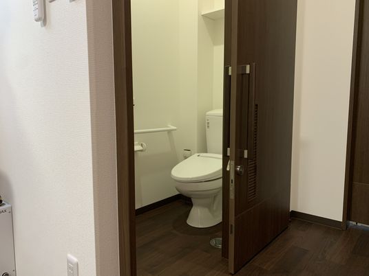 清潔感のあるトイレ空間