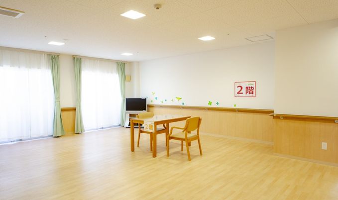 ゆとりある休憩室