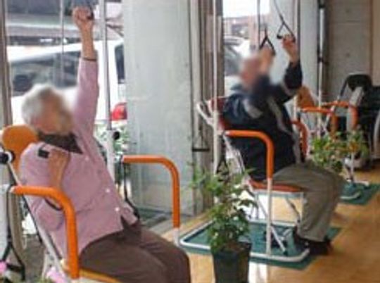 明るい機能訓練室