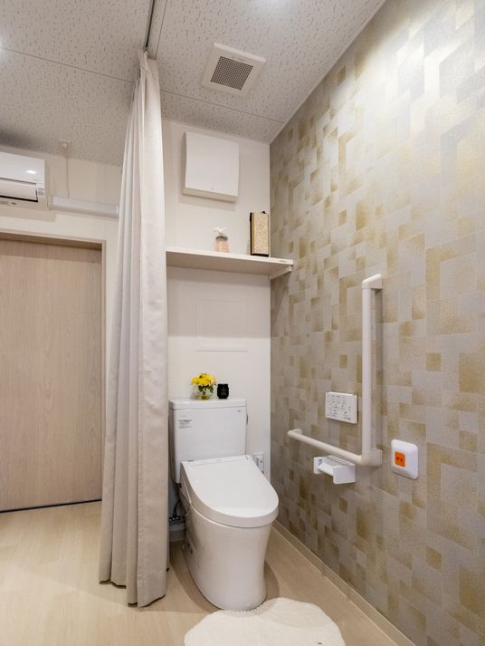 清潔感あふれるトイレ空間