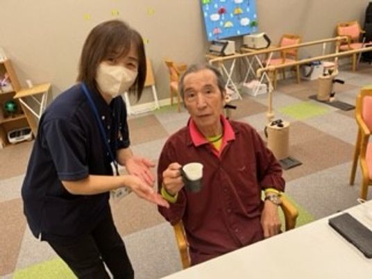 共有スペースでのふれあい