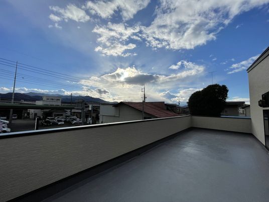 開放的な空間の景色