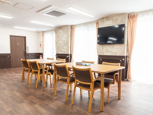 広々とした部屋の一角