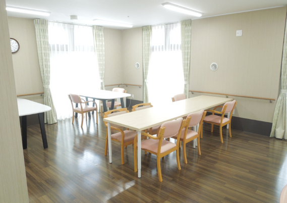 開放的な食堂